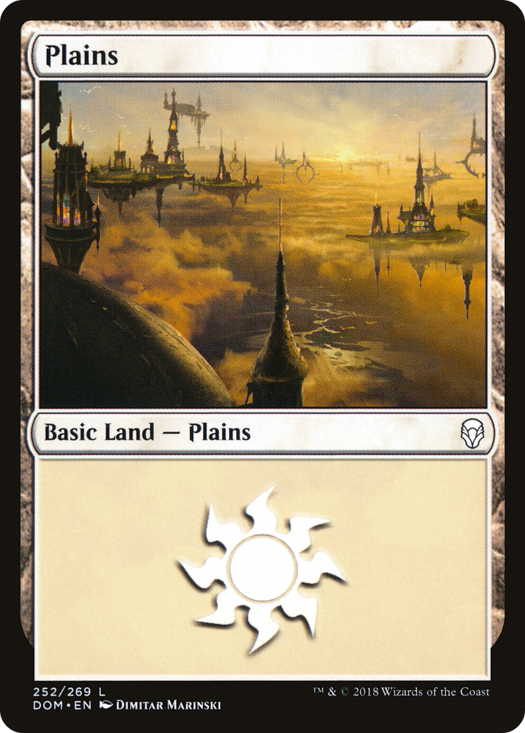 Plains (DOM-252) - Dominaria Foil