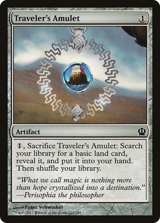 Traveler's Amulet (THS-221) - Theros Foil