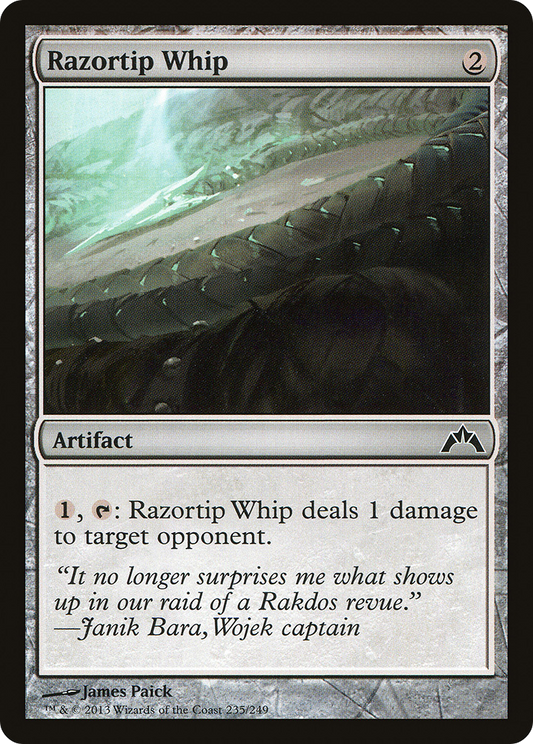 Razortip Whip (GTC-235) - Gatecrash Foil