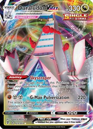 Duraludon VMAX 123/203 - SWSH07 Evolving Skies Holofoil - Ultra Rare