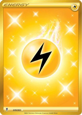 Lightning Energy (Secret) 235/203 - SWSH07 Evolving Skies Holofoil - Secret Rare
