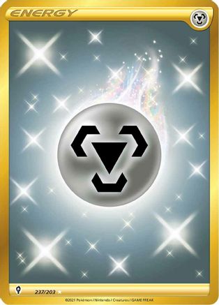 Metal Energy (Secret) (237/203) - SWSH07 Evolving Skies Holofoil - Secret Rare