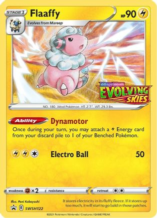 Flaaffy SWSH122 - SWSH Sword & Shield Promo Cards Holofoil - Promo