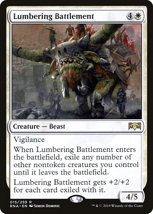 Lumbering Battlement (RNA-015) - Ravnica Allegiance Foil