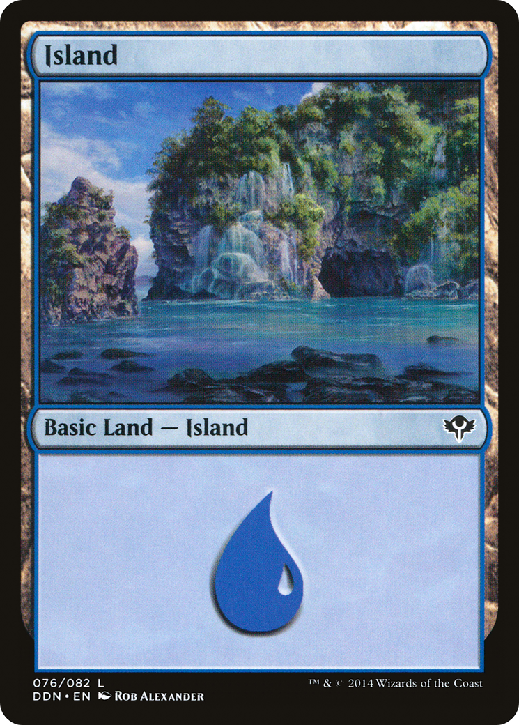 Island (DDN-076) - Duel Decks: Speed vs. Cunning