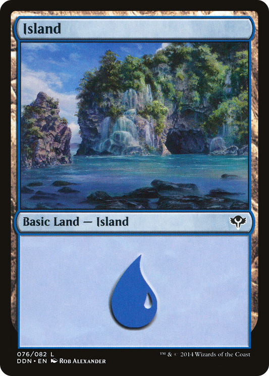 Island (DDN-076) - Duel Decks: Speed vs. Cunning