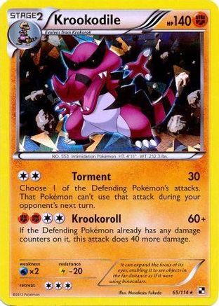 Krookodile 065/114 - Blister Exclusives Holofoil - Promo