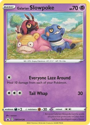 Galarian Slowpoke SWSH126 - SWSH Sword & Shield Promo Cards Holofoil - Promo