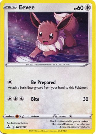 Eevee SWSH127 - SWSH Sword & Shield Promo Cards Holofoil - Promo
