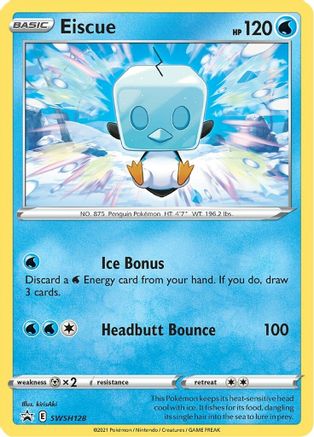 Eiscue SWSH128 - SWSH Sword & Shield Promo Cards Holofoil - Promo