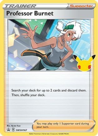Professor Burnet SWSH167 - SWSH Sword & Shield Promo Cards Normal - Promo