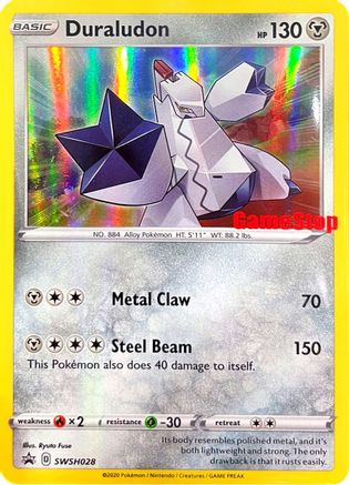 Duraludon - SWSH028 (Gamestop Exclusive) SWSH028 - Miscellaneous Cards & Products Holofoil