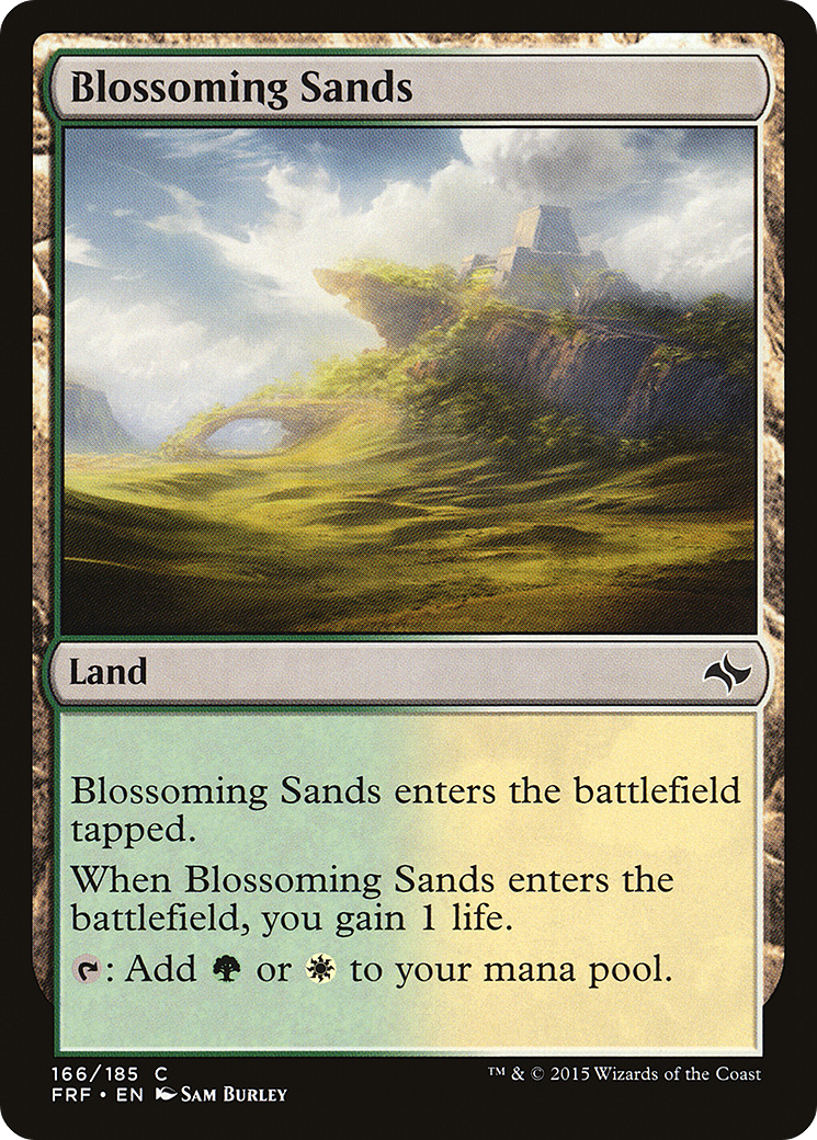 Blossoming Sands (FRF-166) - Fate Reforged Foil