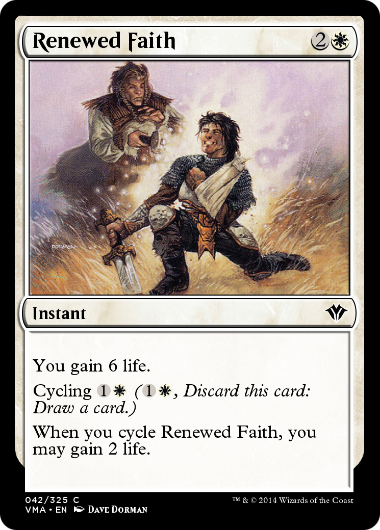 Renewed Faith (VMA-042) - Vintage Masters