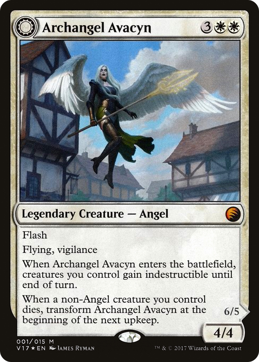 Archangel Avacyn // Avacyn, the Purifier (V17-001) - From the Vault: Transform: (Double Faced Transform) Foil