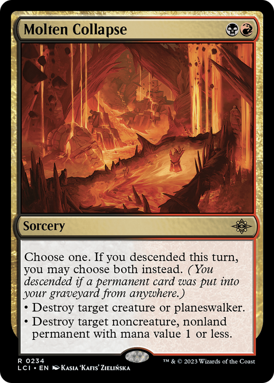 Molten Collapse (LCI-234) - The Lost Caverns of Ixalan Foil