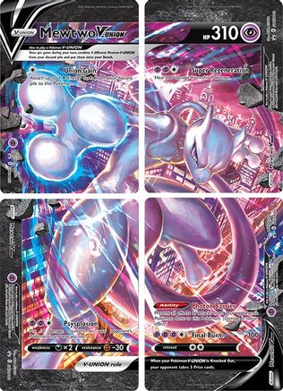 MewtwoV-UNION [Set of ] ) - SWSH Sword & Shield Promo Cards Holofoil - Promo