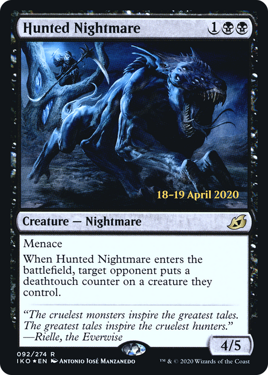 Hunted Nightmare (PIKO-92S) - Ikoria: Lair of Behemoths Promos Foil