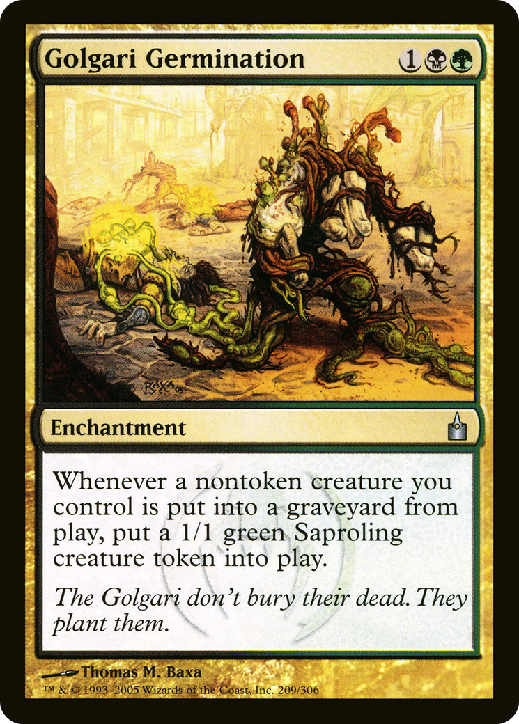 Golgari Germination (RAV-209) - Ravnica: City of Guilds Foil