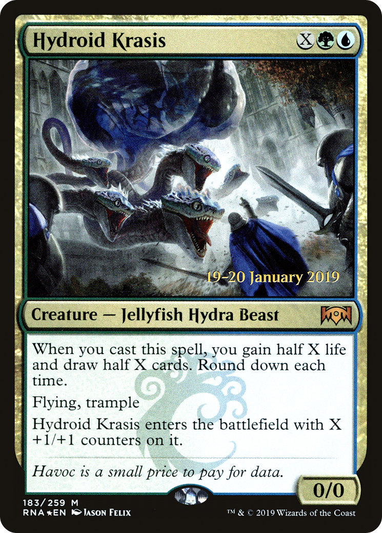 Hydroid Krasis (PRE-183S) - Ravnica Allegiance Promos (Prerelease) Foil