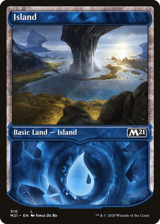 Island (M21-310) - Core Set 2021: (Showcase)