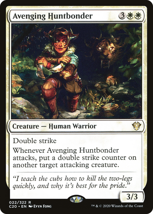 Avenging Huntbonder (C20-022) - Commander 2020