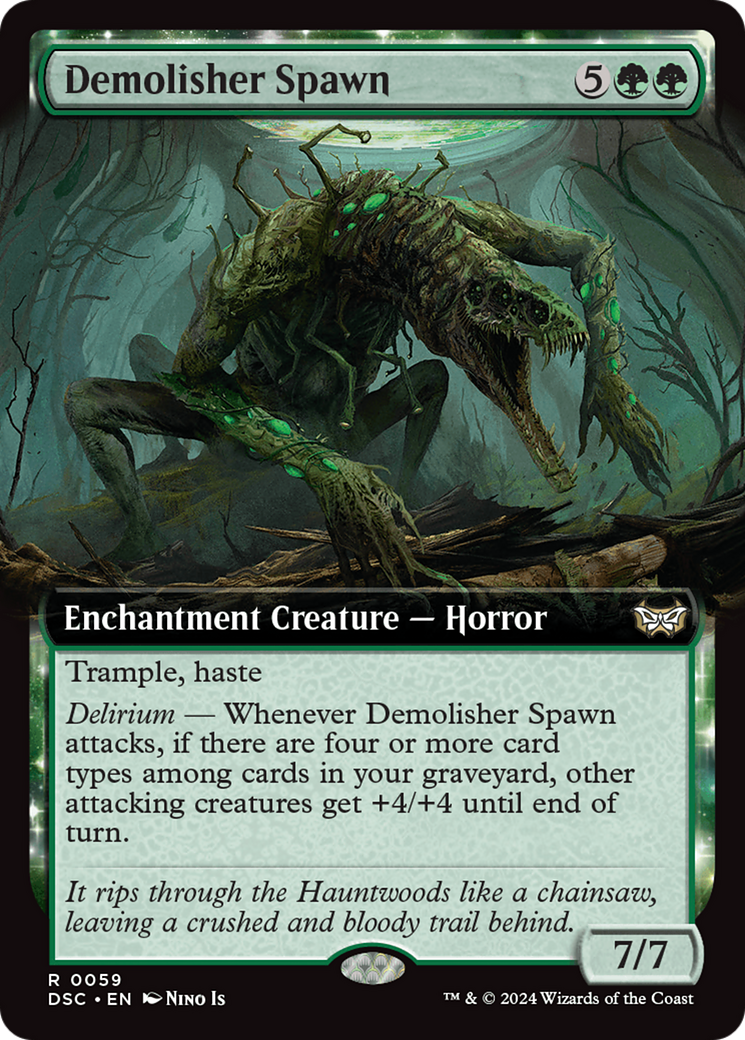 Demolisher Spawn (DSC-059) - Duskmourn: House of Horror Commander: (Extended Art) Foil