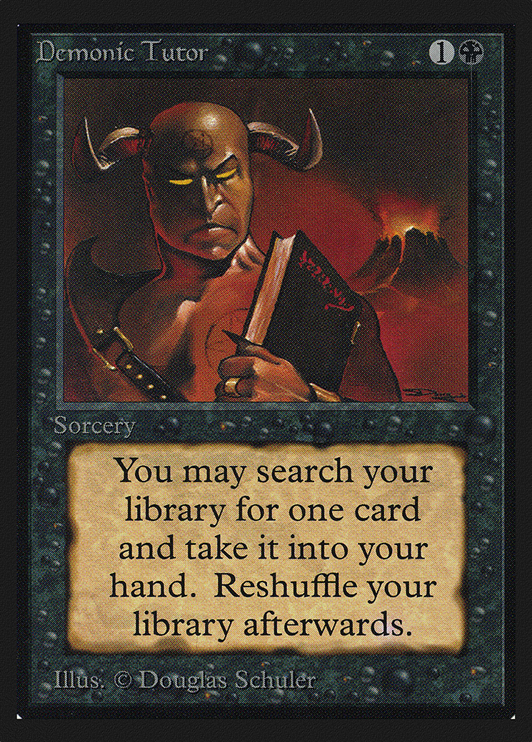 Demonic Tutor (CED-105) - Collectors' Edition