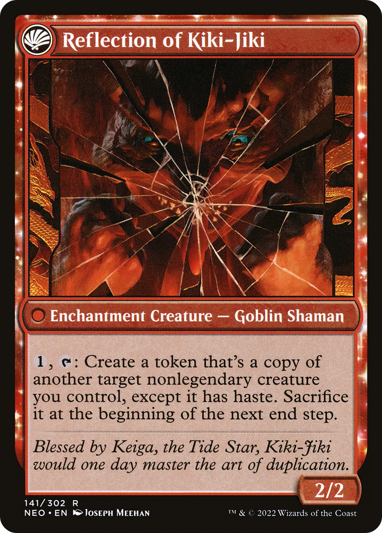Fable of the Mirror-Breaker (NEO-141) - Kamigawa: Neon Dynasty: (fandfc) Foil