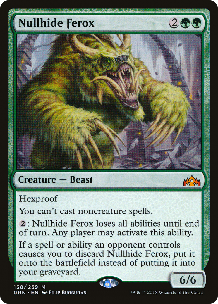 Nullhide Ferox (GRN-138) - Guilds of Ravnica Foil