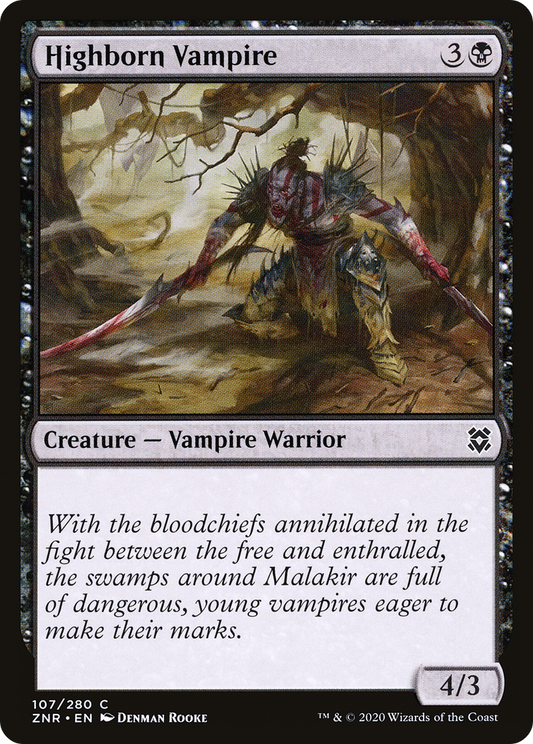 Highborn Vampire (ZNR-107) - Zendikar Rising Foil