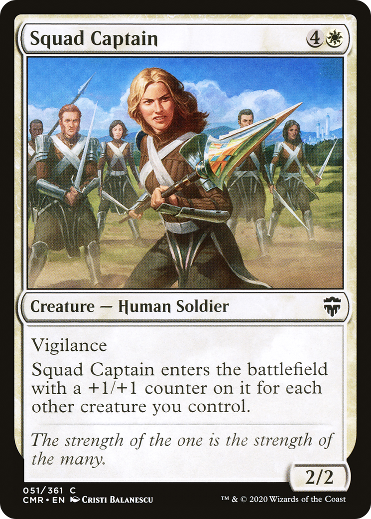 Squad Captain (CMR-051) - Commander Legends