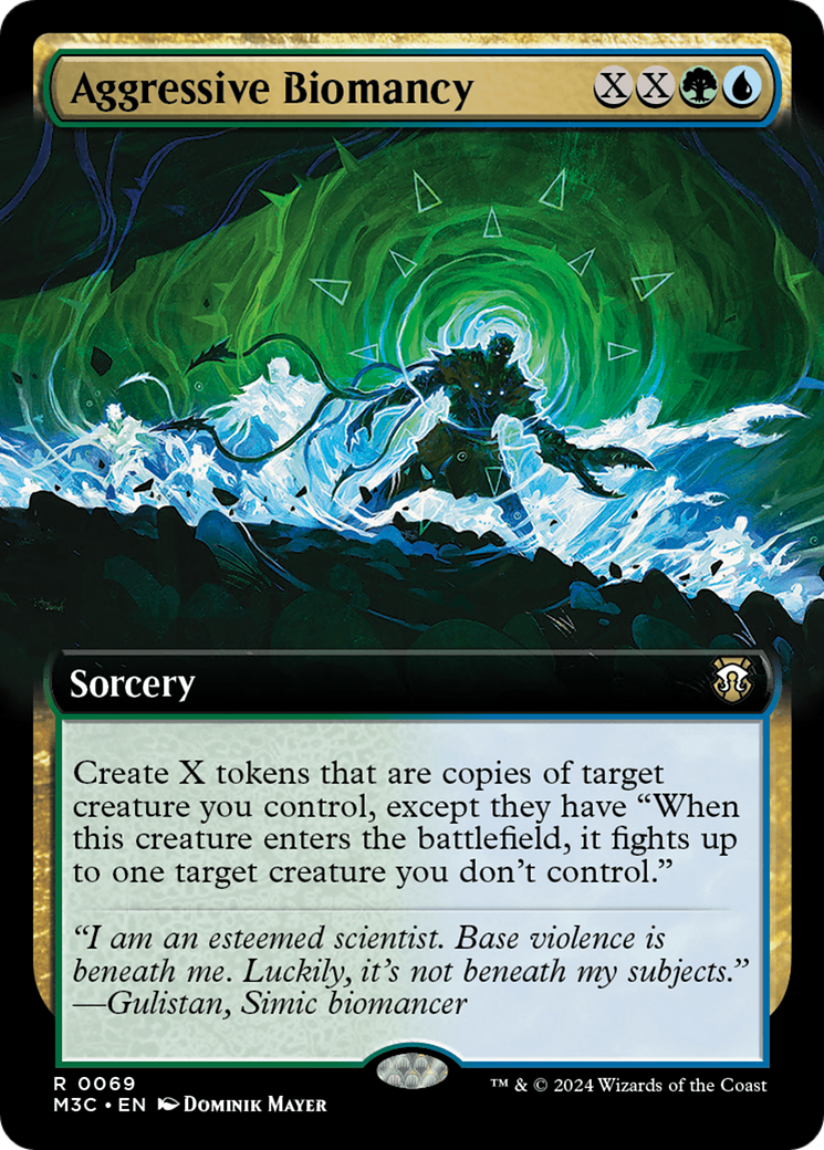 Aggressive Biomancy (Extended Art) (M3C-069) - Modern Horizons 3 Commander: (Extended Art) Foil