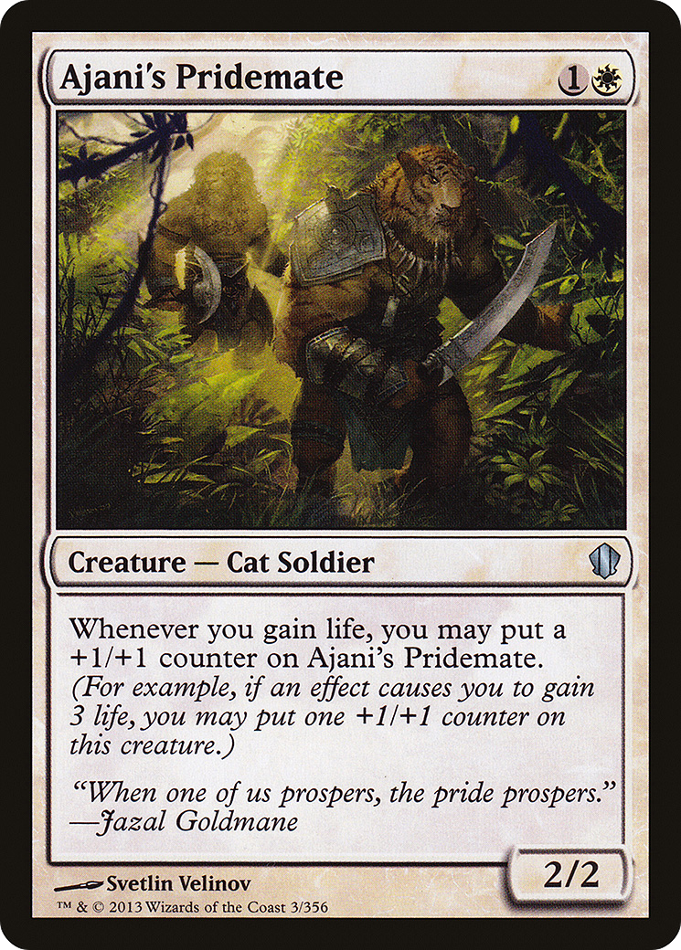 Ajani's Pridemate (C13-003) - Commander 2013