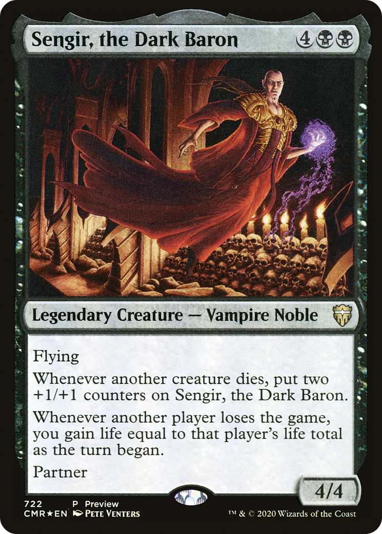 Sengir, the Dark Baron (CMR-722) - Commander Legends Foil