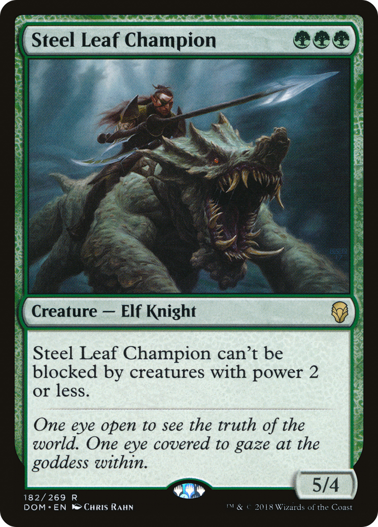 Steel Leaf Champion (DOM-182) - Dominaria