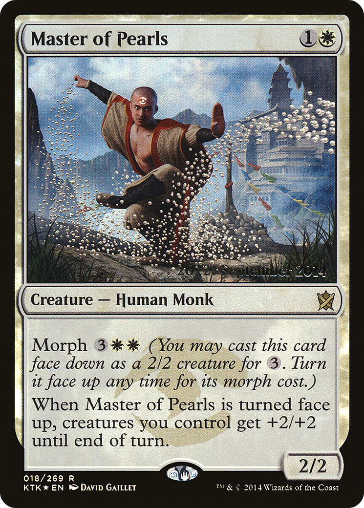 Master of Pearls (PKTK-18S) - Khans of Tarkir Promos Foil