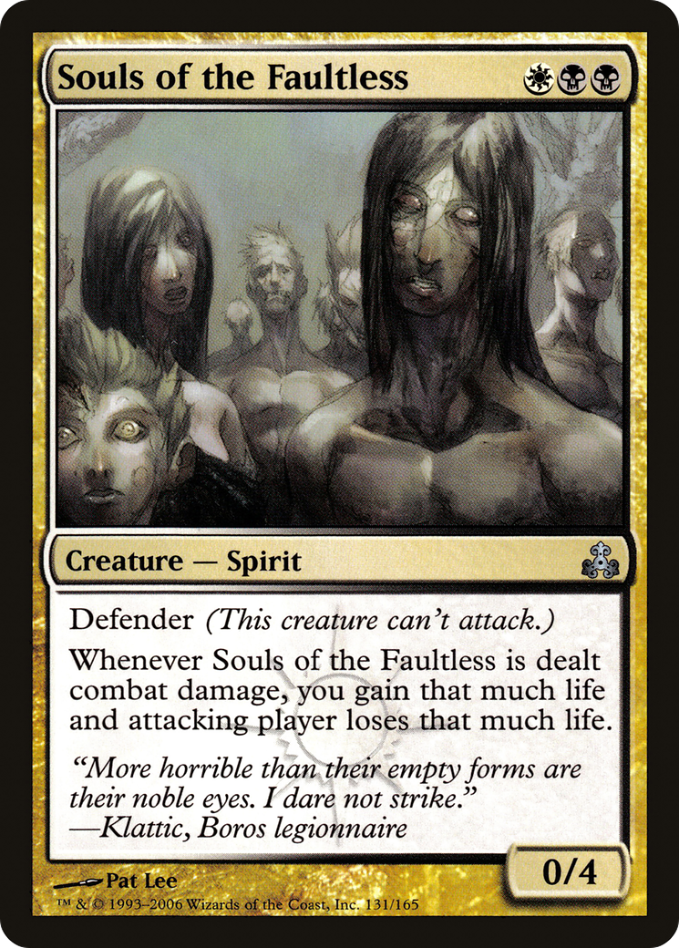 Souls of the Faultless (GPT-131) - Guildpact Foil