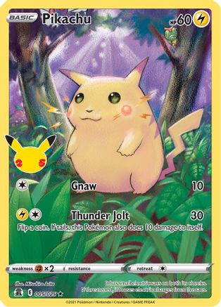 Pikachu - 005/025 - Celebrations Holofoil