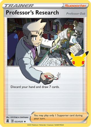 Professor's Research (23/025) - Celebrations Holofoil - Holo Rare