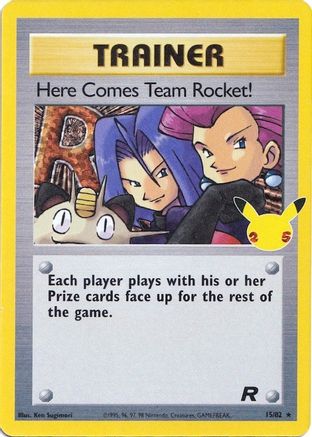 Here Comes Team Rocket! (15/82) - Celebrations Classic Collection Holofoil - Classic Collection