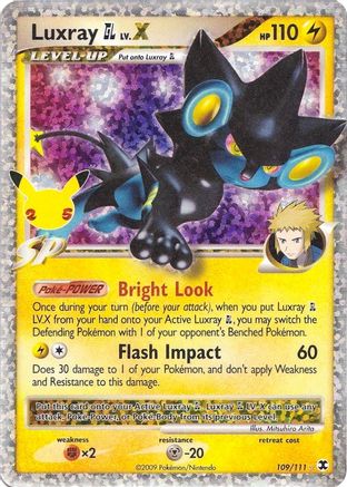 Luxray GL LV.X (109/111) - Celebrations Classic Collection Holofoil - Classic Collection