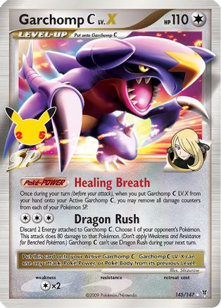 Garchomp C LV.X (145/147) - Celebrations Classic Collection Holofoil - Classic Collection