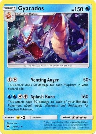 Gyarados 033/147 - Blister Exclusives Holofoil - Promo
