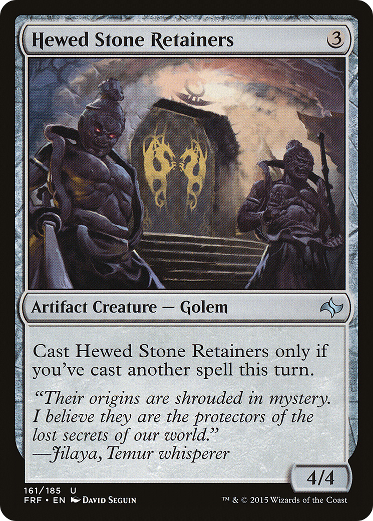 Hewed Stone Retainers (FRF-161) - Fate Reforged