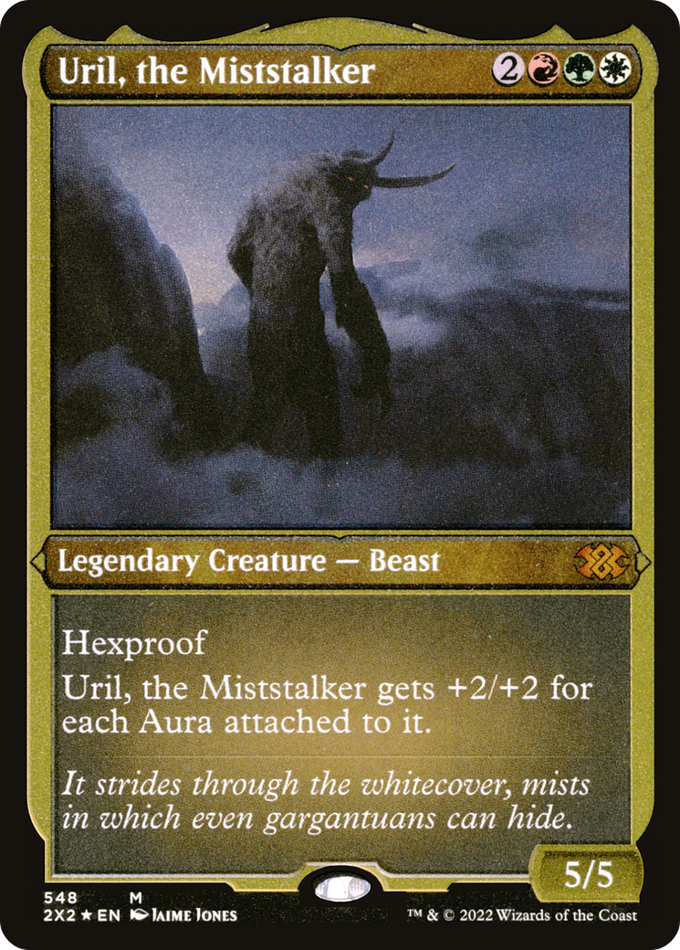 Uril, the Miststalker (2X2-548) - Double Masters 2022 Etched Foil