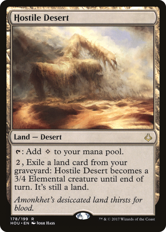 Hostile Desert (HOU-178) - Hour of Devastation Foil