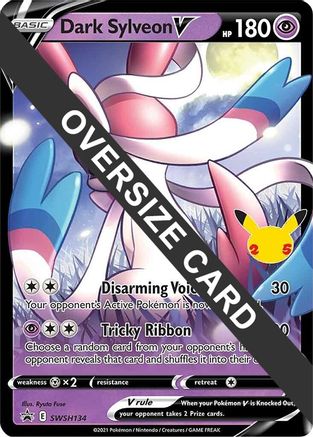 Dark Sylveon V - SWSH134 SWSH134 - Jumbo Cards Holofoil