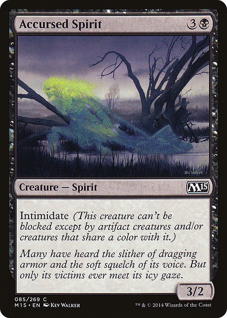 Accursed Spirit (M15-085) - Magic 2015 Foil