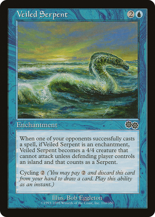 Veiled Serpent (USG-110) - Urza's Saga